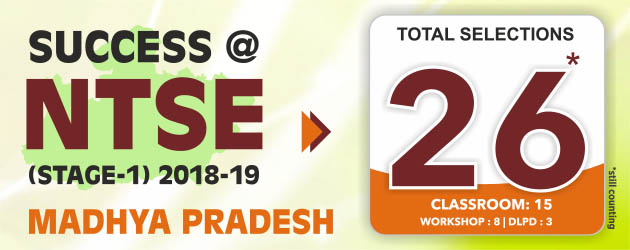 NTSE Stage-1, Result 2018-19 Madhya Pradesh 