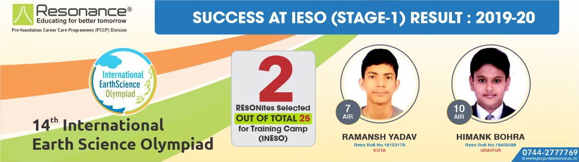 IESO Stage-1 2019 Result of Resonance