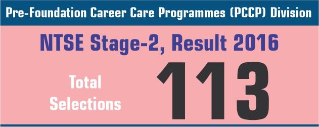 NTSE Stage-2 Result 2016